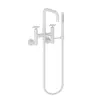 Newport Brass1400_4282East Square Exposed Tub and Hand Shower Set Wall Mount 